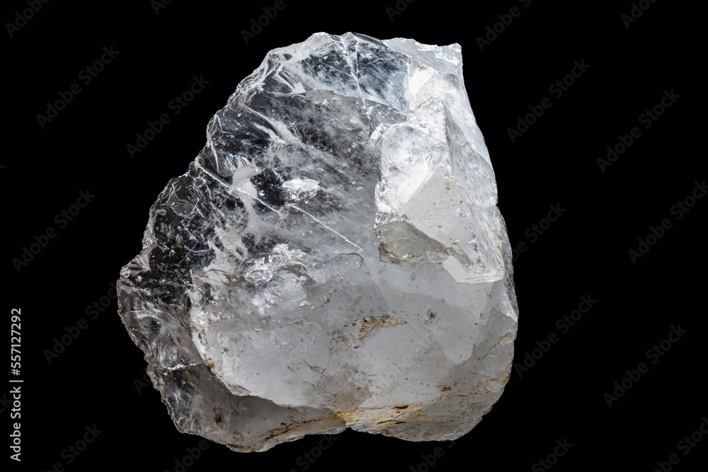 quartz crystal on black quartz crystal on black