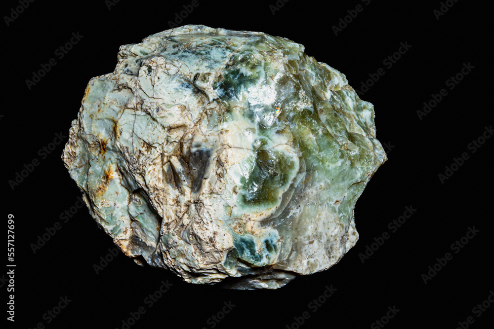 green opal on black background green opal on black background