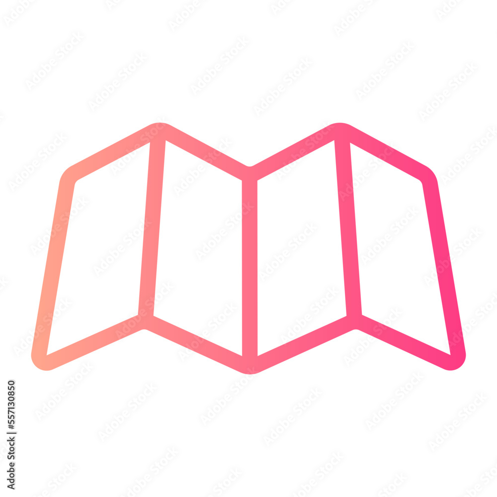 map gradient icon map gradient icon