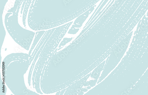 Grunge texture. Distress blue rough trace. Cool ba