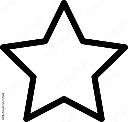 star, thin line edit, editing icon