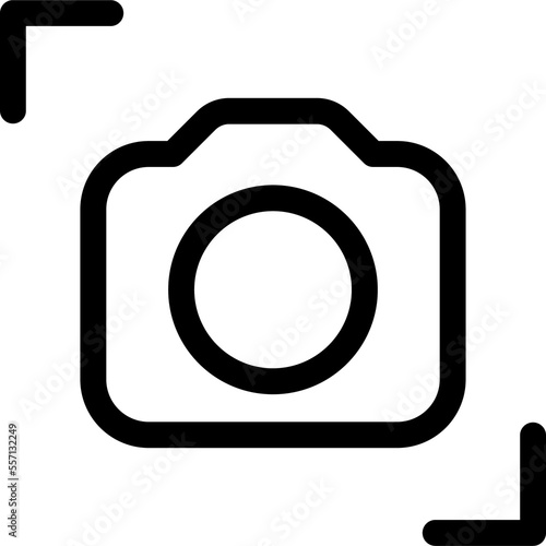 photo camera thin line edit, editing icon