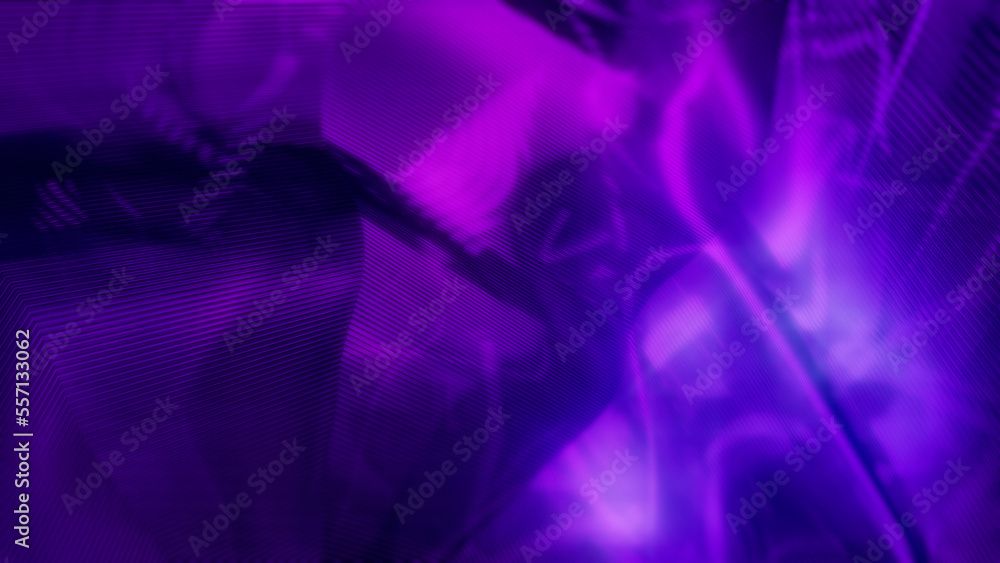 Colorful dark rose liquid metal curves shapes - hi-tech digital bg - abstract 3D illustration
