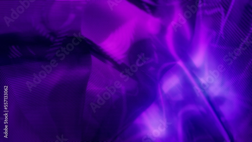 Colorful dark rose liquid metal curves shapes - hi-tech digital bg - abstract 3D illustration © Dancing Man