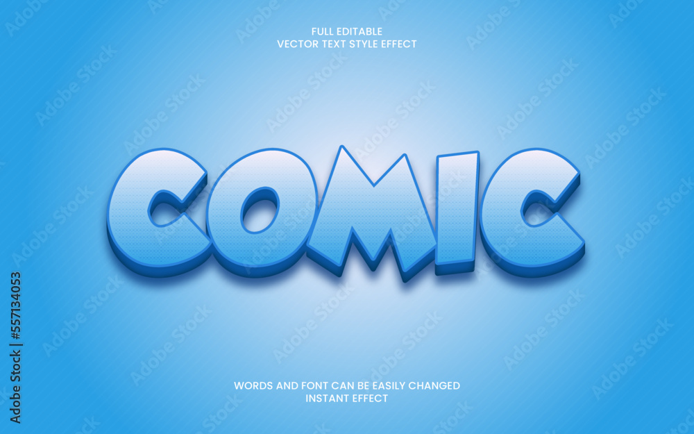 Fototapeta premium Comic Text Effect