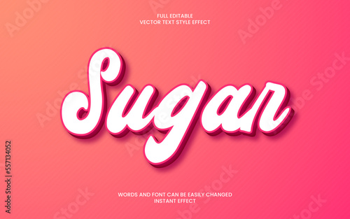 Sugar Text Effect © Bima Pamungkas