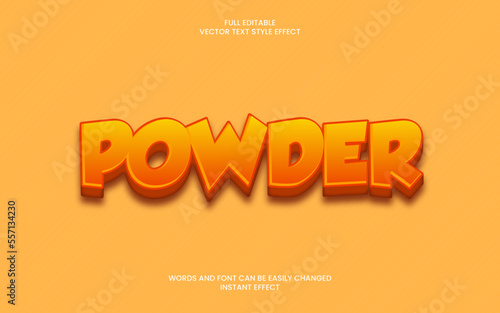 Powder Text Effect