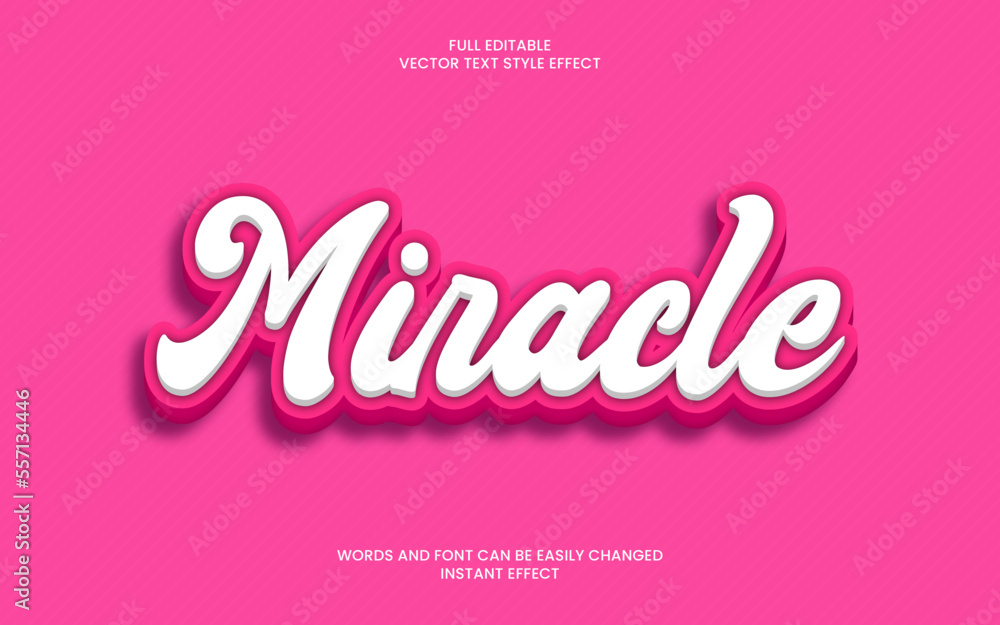 Miracle Text Effect