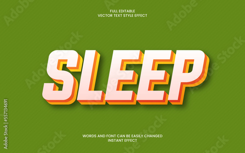 Sleep Text Effect