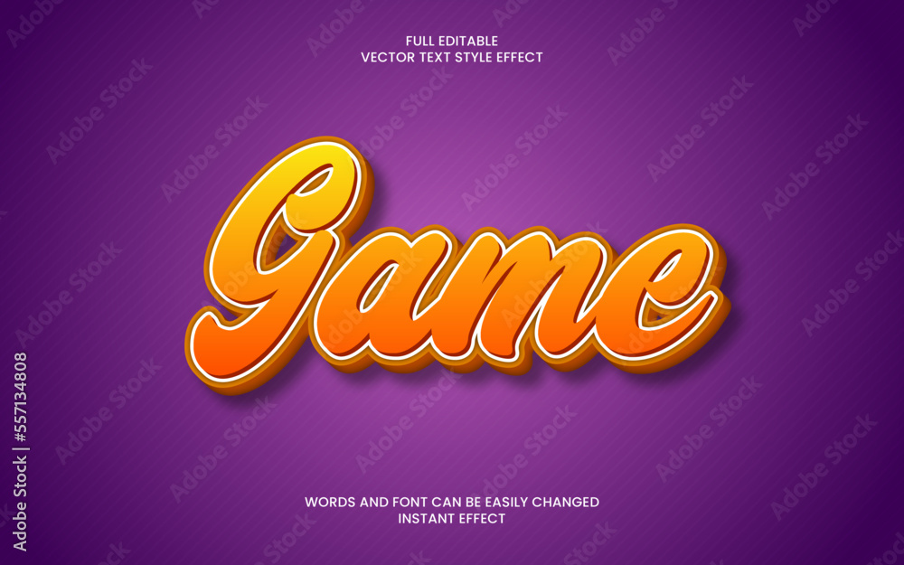 © Bima Pamungkas - Game Text Effect
