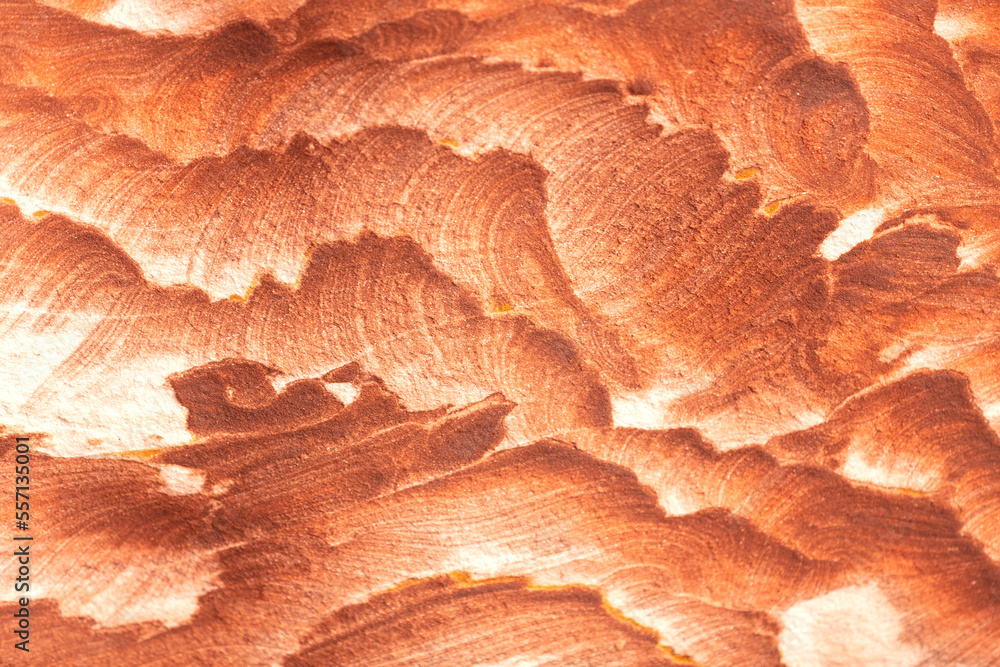 Multi-colored sandstone rock and mineral layers in ancient tombs of ...