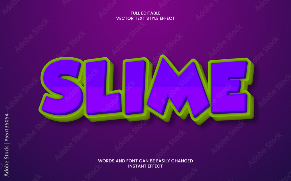 Slime Text Effect