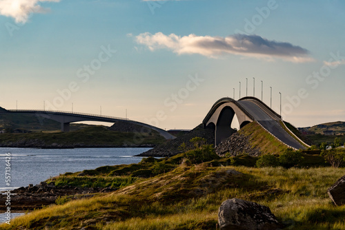 lofoten bridge, norway, lofoten, rocks, water, norwegian sea