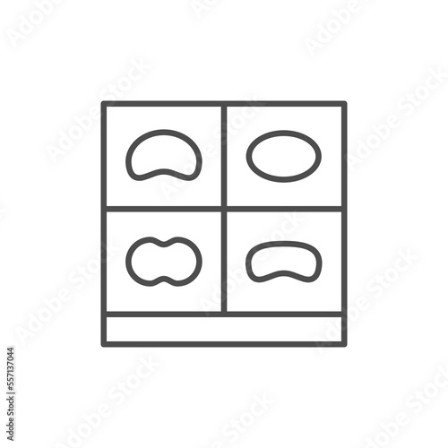 MRI image line outline icon