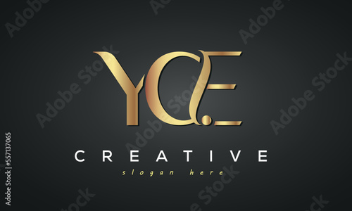 YCE creative luxury logo design photo