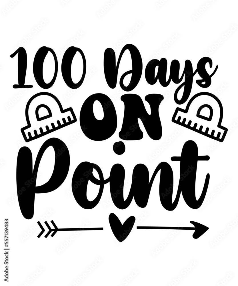100 Days Of School svg Bundle, 100 Days of school svg, 100th day of