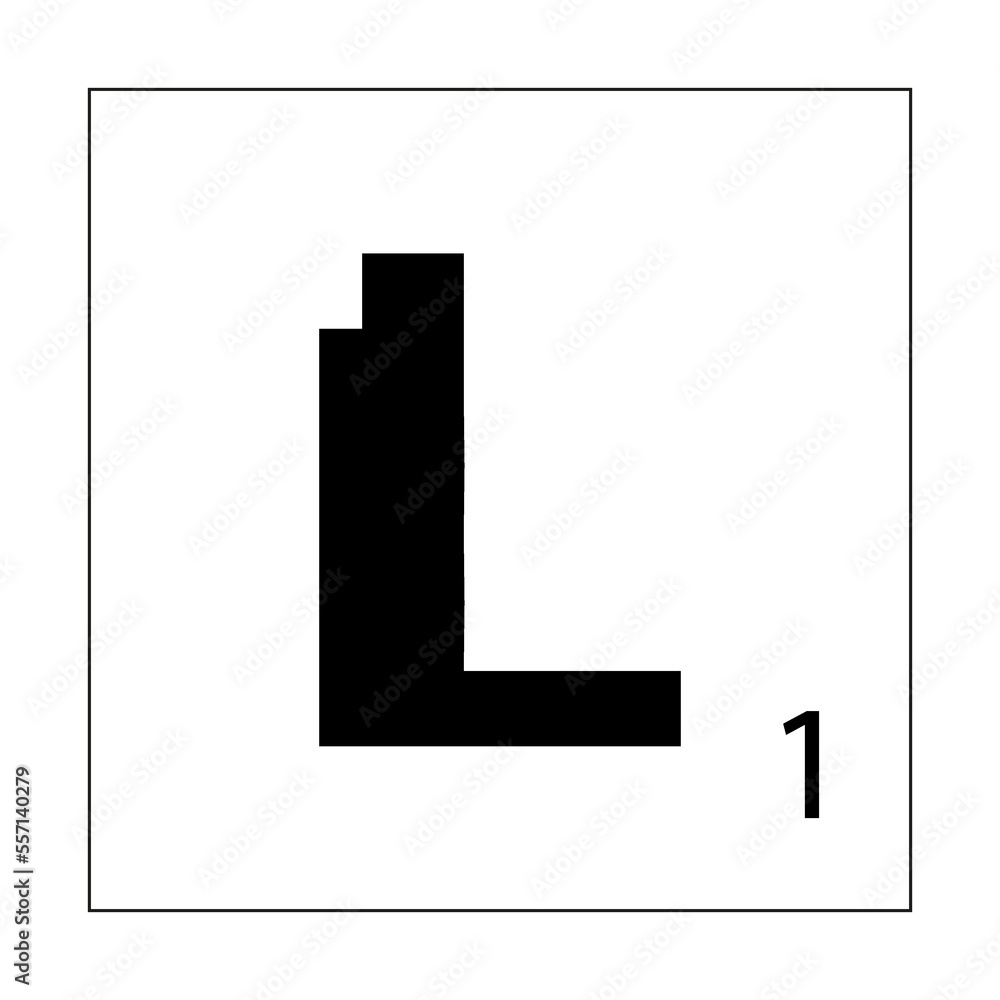 Pixel Alphabet L Pixel Alphabet L