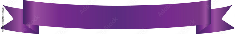 Purple Ribbon Scroll
