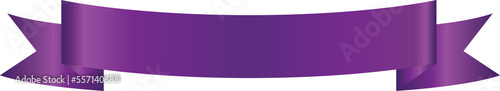 Purple Ribbon Scroll