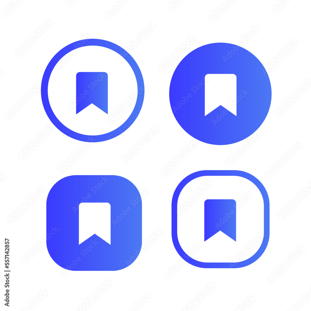 Bookmark vector icon sign symbol, save icon vector