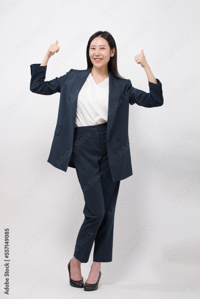 Portrait of successful business asian over white background Portrait of successful business asian over white background