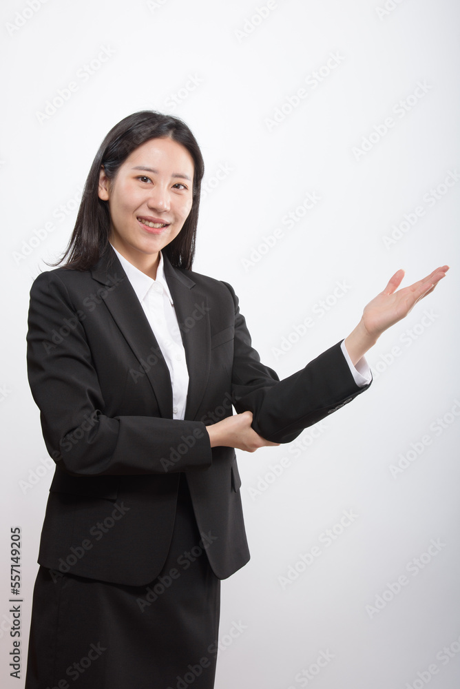 Portrait of successful business asian over white background Portrait of successful business asian over white background