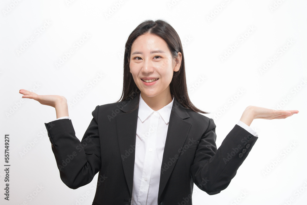 Portrait of successful business asian over white background Portrait of successful business asian over white background