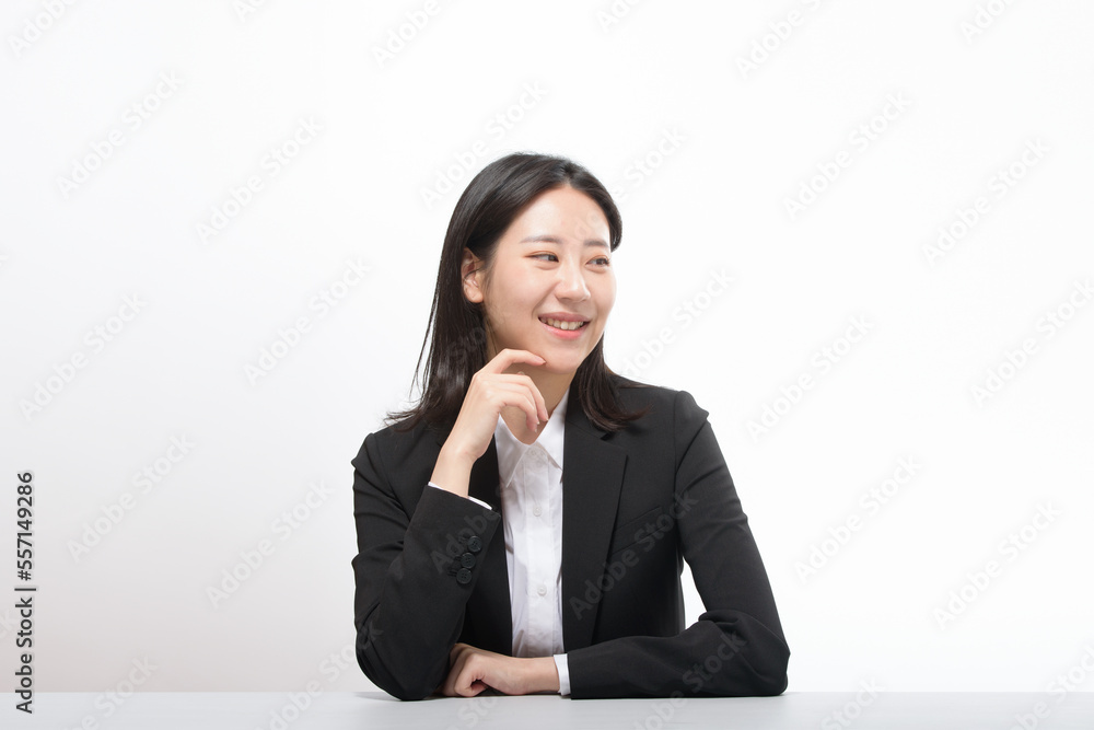 Portrait of successful business asian over white background Portrait of successful business asian over white background
