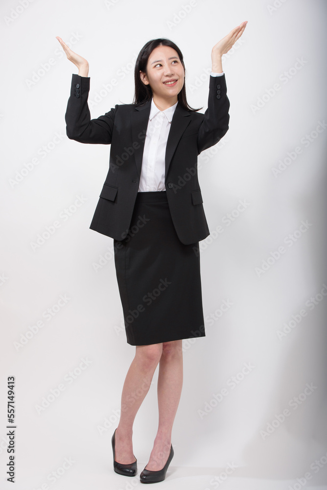 Portrait of successful business asian over white background Portrait of successful business asian over white background