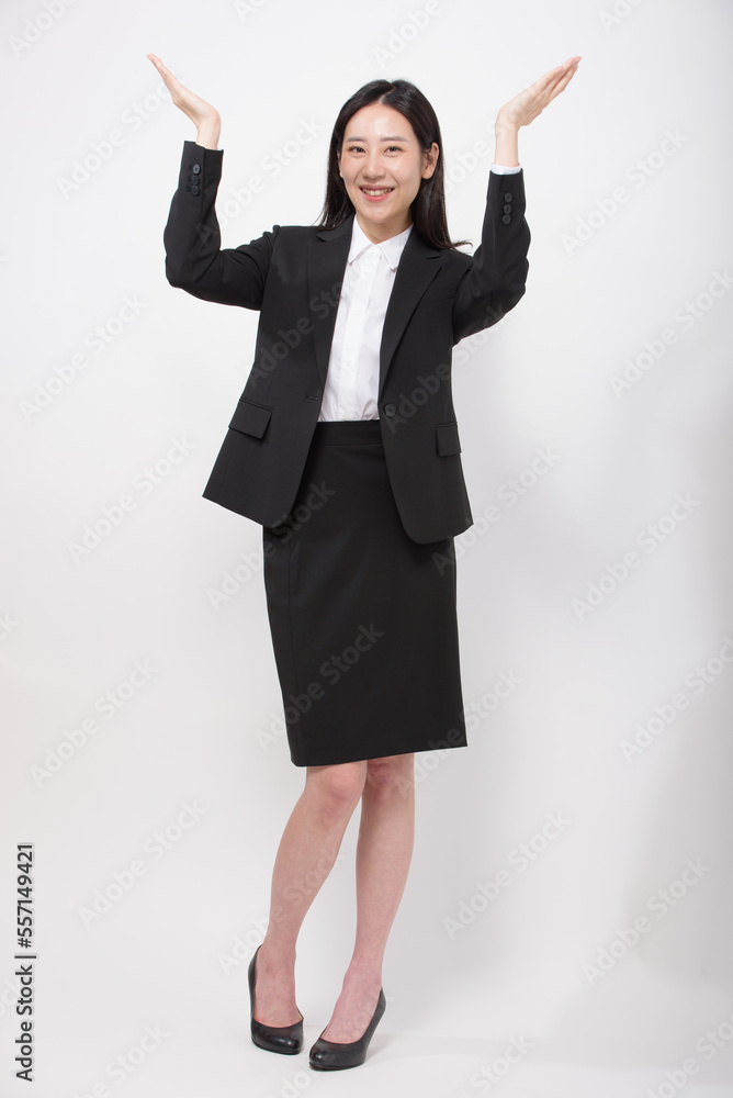 Portrait of successful business asian over white background Portrait of successful business asian over white background