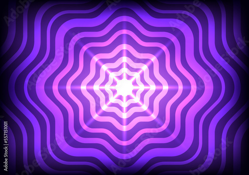 Aura star wave middle light purple motion space background
