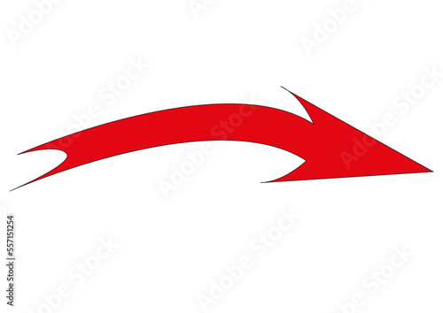 Flèche rouge