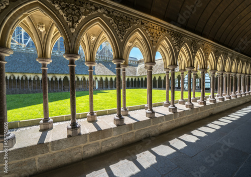 Obraz na płótnie Mont Saint Michel Abbey, France w salonie