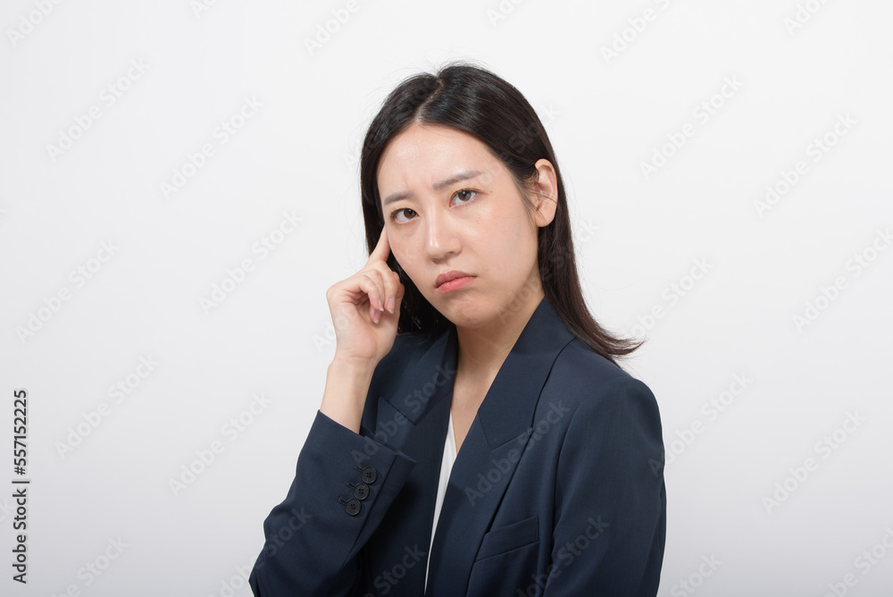 Portrait of successful business asian over white background Portrait of successful business asian over white background