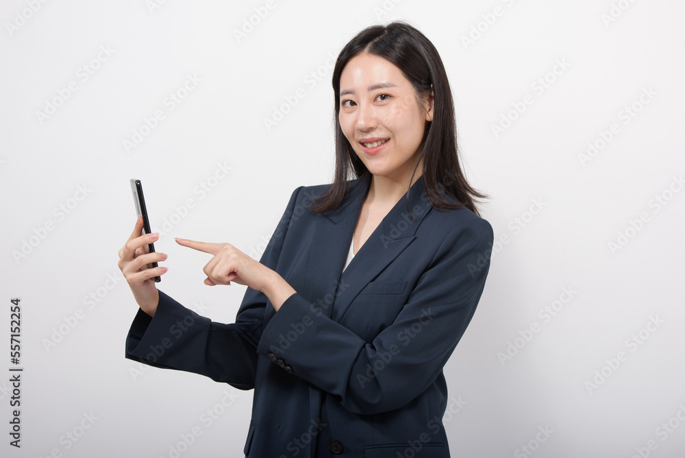 Portrait of successful business asian over white background Portrait of successful business asian over white background