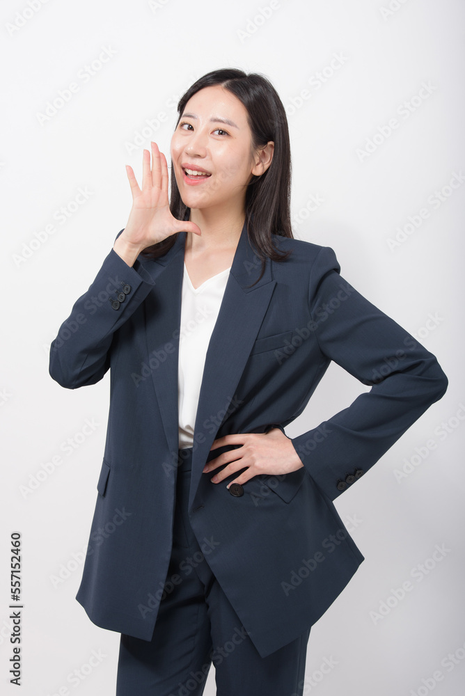 Portrait of successful business asian over white background Portrait of successful business asian over white background