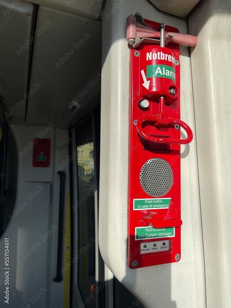 Emergency alarm in modern public transport Emergency alarm in modern public transport