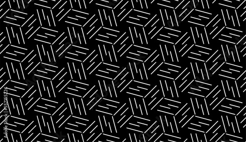 Wallpaper Mural Vector geometric seamless pattern.Modern geometric background with filled surfaces.Seamless abstract geometric pattern.Abstract geometric pattern with stripes, lines. A seamless vector background. Torontodigital.ca