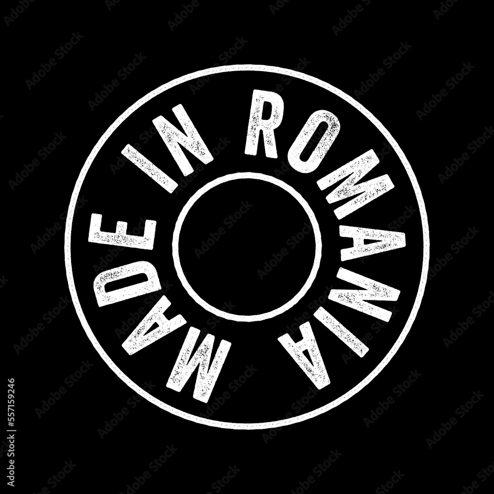 Made in Romania text emblem stamp, concept background Made in Romania text emblem stamp, concept background