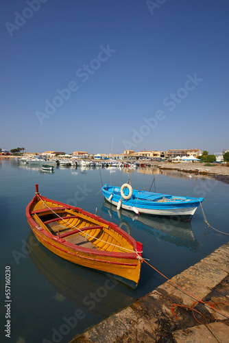 Fototapeta Naklejka Na Ścianę i Meble -  The little port of Marzamemi, Province of Syracuse, Sicily, Italy