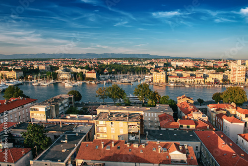 Top view of the Zadar, Croatia. © Roxana