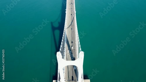Wallpaper Mural Gwangan bridge and Marine City Aerial view in Busan, South Korea Torontodigital.ca