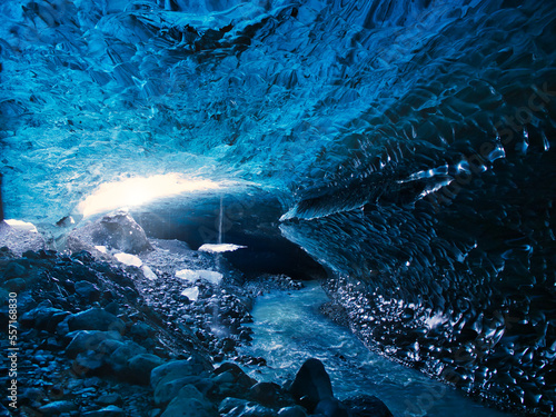 Glacier Ice Cave in Iceland