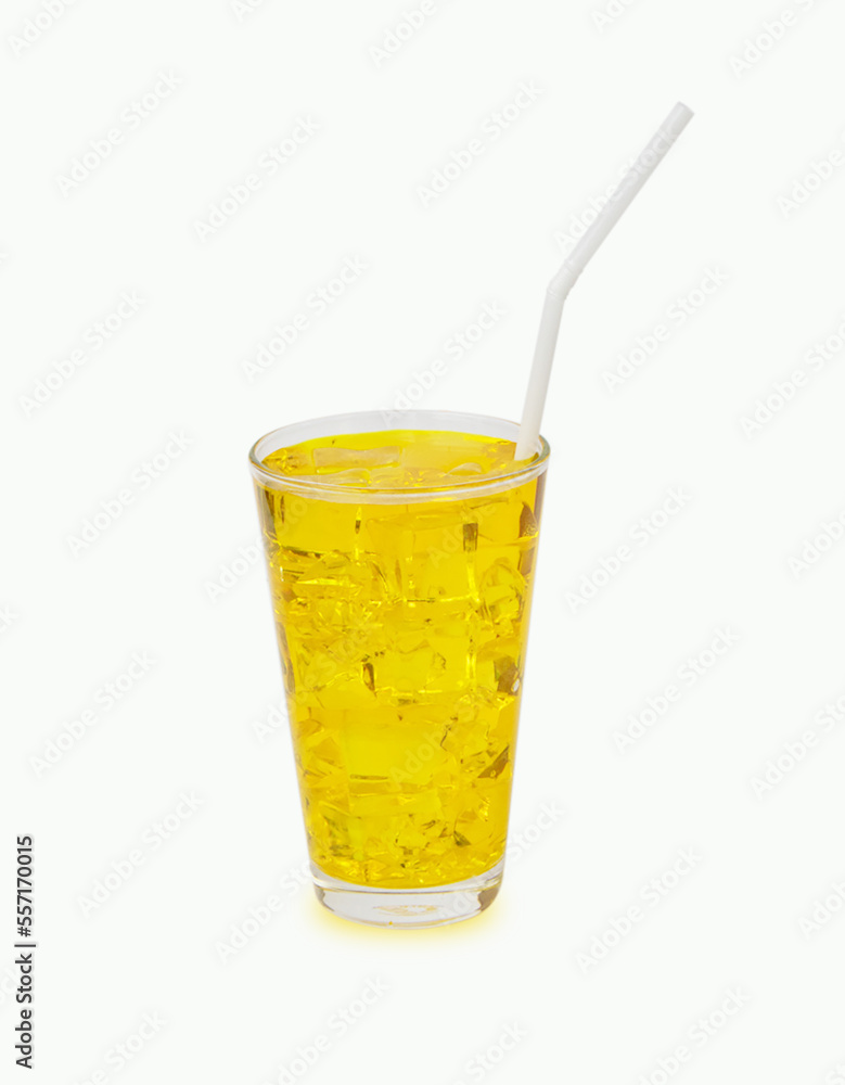 Clean water yellow light nectar in a glass with ice drinking with straw insulated cutout PNG. to prepare for drink. At parties or refreshing drinks at various festivals all over the world. Clean water yellow light nectar in a glass with ice drinking with straw insulated cutout PNG. to prepare for drink. At parties or refreshing drinks at various festivals all over the world.