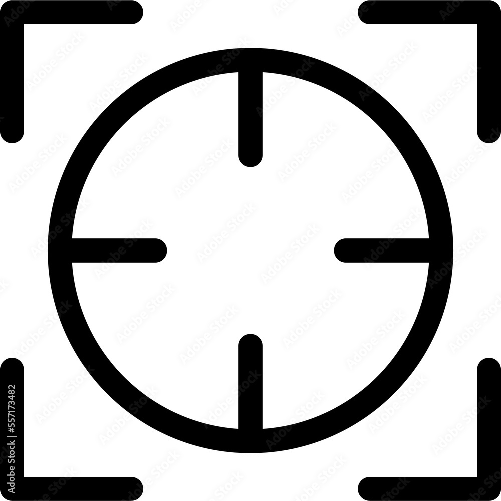 circle frame target thin line edit, editing icon circle frame target thin line edit, editing icon