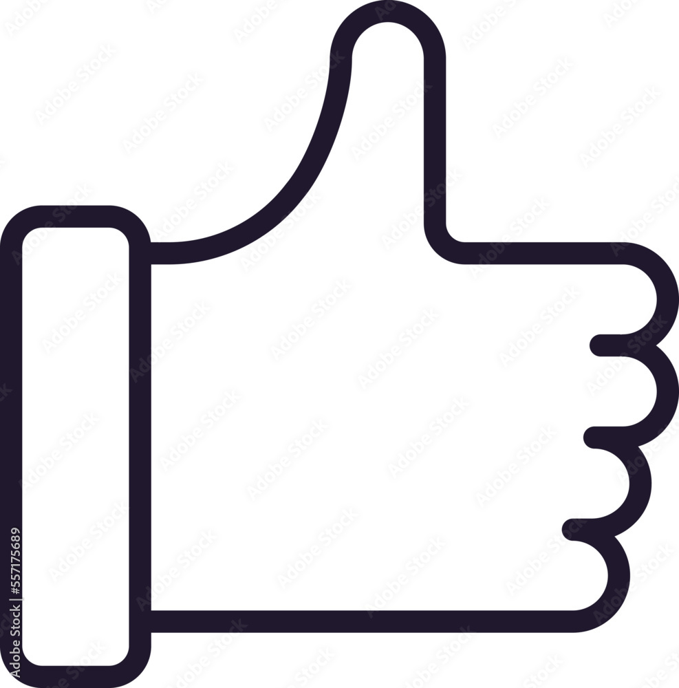 Connection and communication concept. Modern outline sign for web sites, apps, adverts, shops, banners. Editable stroke. Vector line icon of thumb up Connection and communication concept. Modern outline sign for web sites, apps, adverts, shops, banners. Editable stroke. Vector line icon of thumb up