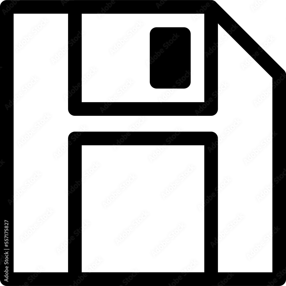 diskette floppy disk thin line edit, editing icon