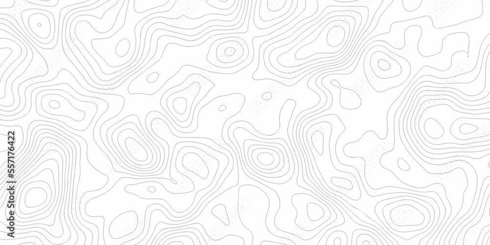 Topographic map. Geographic mountain relief. Abstract lines background. Contour maps. Vector illustration, Topo contour map on white background, Topographic contour lines vector map seamless pattern.