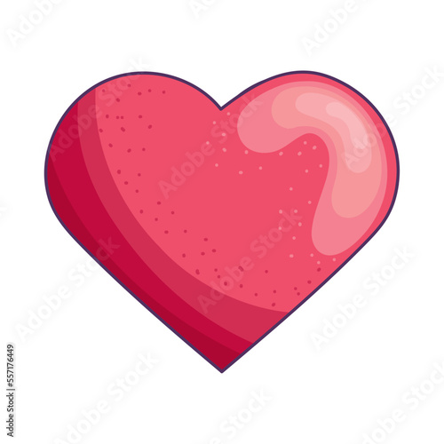 red heart love