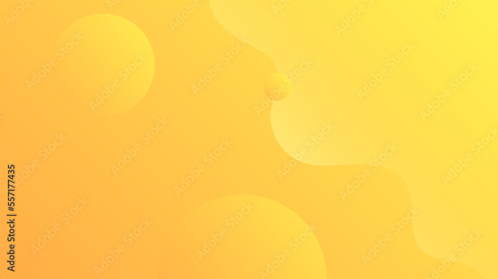 Modern Abstract Background Wave Fluid Liquid Motion and Orange Yellow Gradient Color